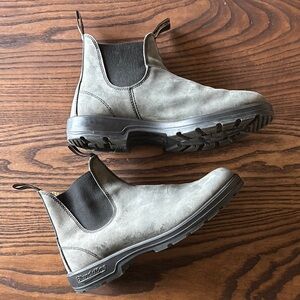 Blundstone Men's Gray Chelsea Boots